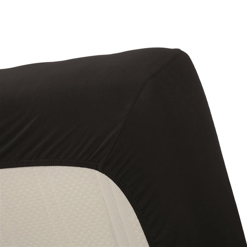 Beddinghouse - Jersey-stretch - Hoeslaken - 140x220 cm - Zwart - premium kwaliteit
