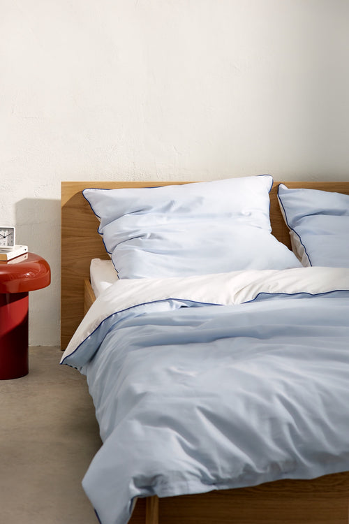 noo.ma OBA Kussensloop - 50x70 cm - Baby Blue - vtwonen shop