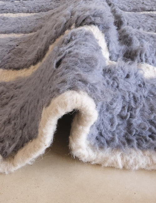 AFK Living vloerkleed Berber - handgemaakt - Wol - 242 x 277 cm