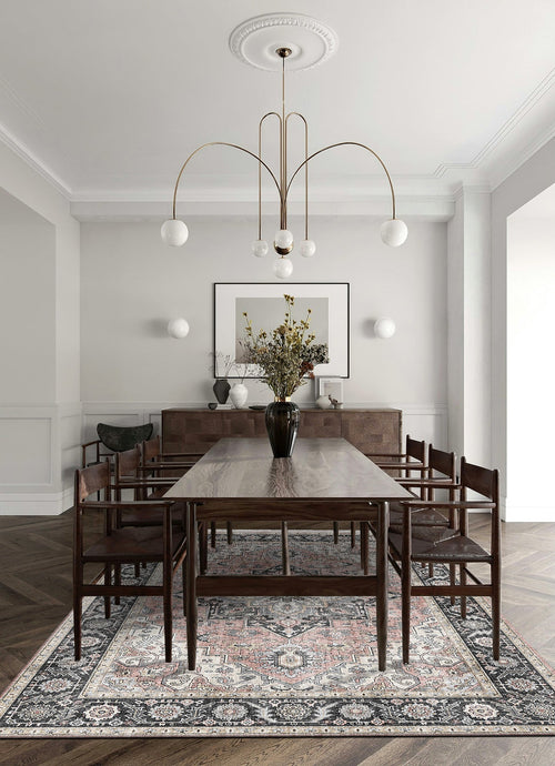 AFK Living vloerkleed Anatolia - gedrukt - grijs - 120 x 160 cm - vtwonen shop