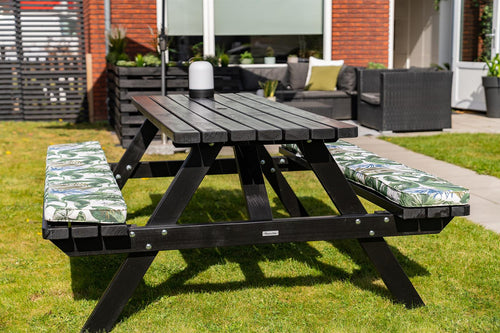 MaximaVida picknicktafel kussenpakket Bliss 120 x 27,5 x 5 cm - 2 stuks - waterafstotend - vtwonen shop