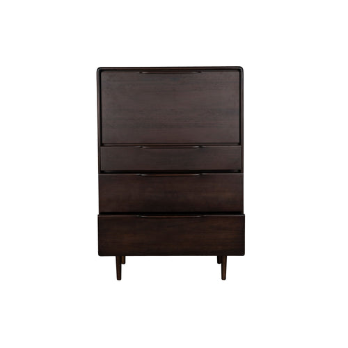 Dutchbone Elroy Ladekast Laag 120 cm Walnootkleur Bruin