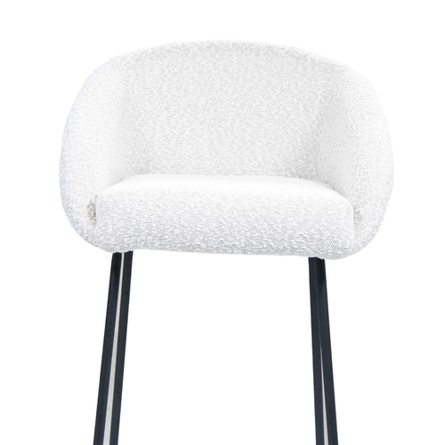 Giga Meubel Barstoel Lova - Stof/Metaal - Beige - Set van 2 - vtwonen shop