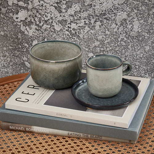 Salt & Pepper - Kom 13xH7cm groen/blauw Meridian - Set van 4 - vtwonen shop