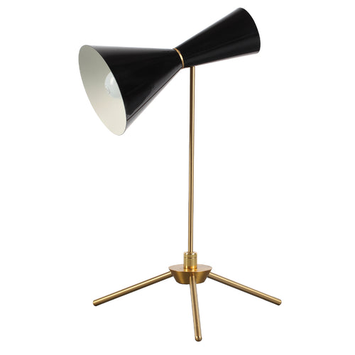 Signature - FRANCOIS Bureaulamp - Zwart - 40x31x70 cm