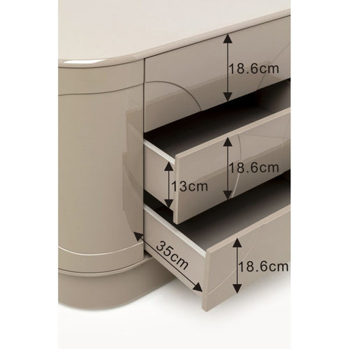 Kare Design Ladekast Groove taupe