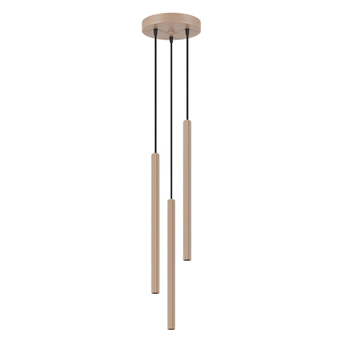 Sollux Lighting Hanglamp ARCHE 3P taupe - 20x20x120cm