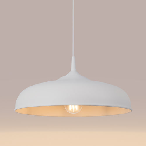 Sollux Lighting Hanglamp GINA wit - 38x38x74cm