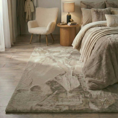 Mrcarpet vloerkleed Fluffy - beige - 200x290cm