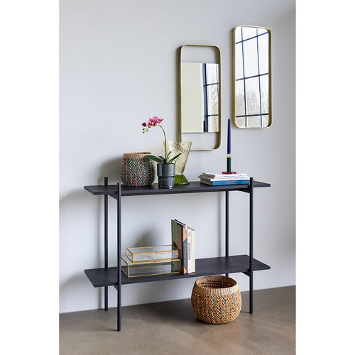 Hübsch wandspiegel Aware - ijzer/spiegelglas - 31xh76cm