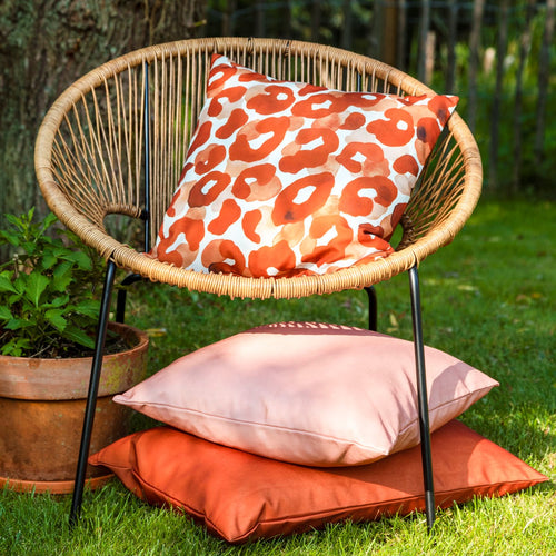 SANTORINI - Kussenhoes voor buiten 45x45 cm - outdoor - waterafstotend en uv-bestendig - Muted Clay - roze