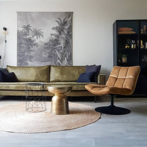 Mrcarpet Rond jute vloerkleed naturel 380cm