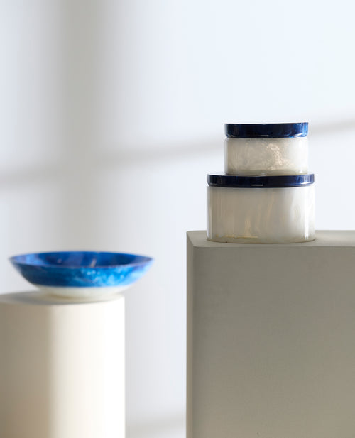 Light & Living deco KELIMUTU - Ø19x11.5cm - wit