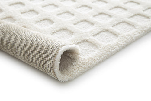 AFK Living vloerkleed Pixel - reliëfeffect - beige - 160 x 230 cm