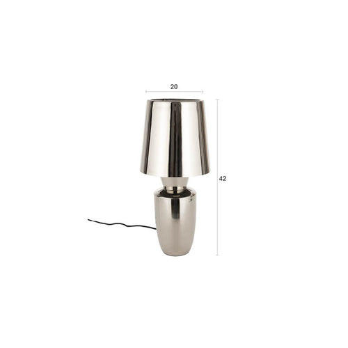 Zuiver Classy Tafellamp Shiny Zilver