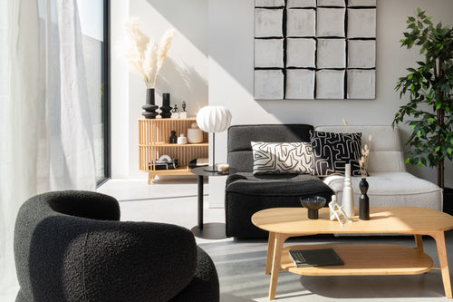 J-Line salontafel Vierkant - bamboe - naturel - vtwonen shop