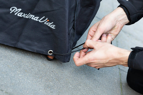 MaximaVida tuinmeubel beschermhoes London 130 x 130 x 90 cm zwart- zware uitvoering - vtwonen shop