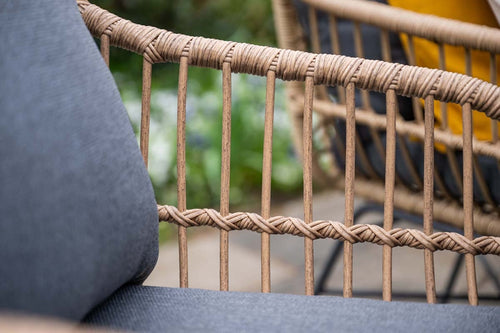 5-persoons ronde tuinset - Edison tafel - 5 Margriet stoelen