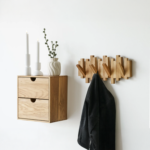 Artichok Sophie Houten Kapstok Naturel Eiken - vtwonen shop