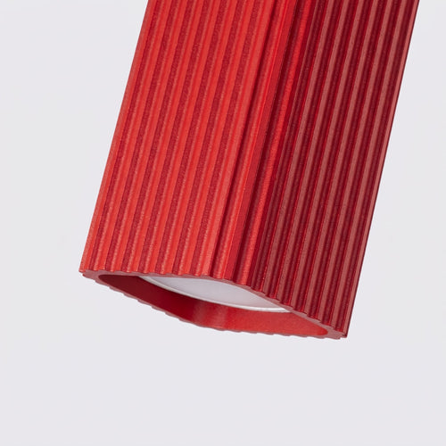 Sollux Lighting Plafondlamp RAYO 6L rood - 117x6x16,5cm