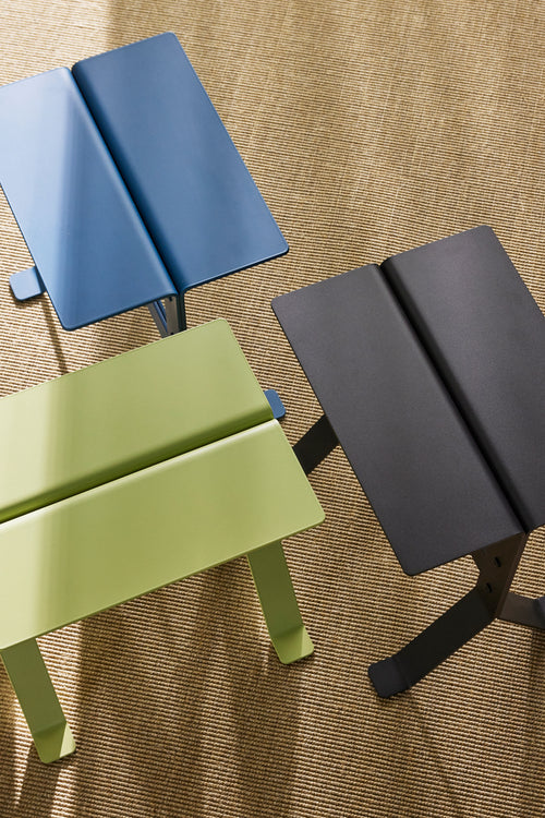 Hübsch bijzettafel Fold - ijzer - 40x30xh42cm