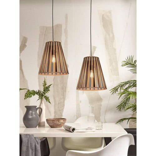 GOOD&MOJO hanglamp Merapi - bruin - Ø40cm - vtwonen shop