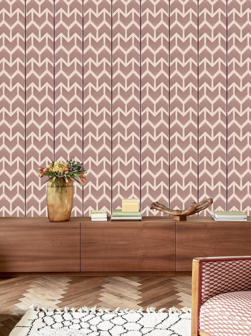 Catchii Behang Ikat Arrows beige/white