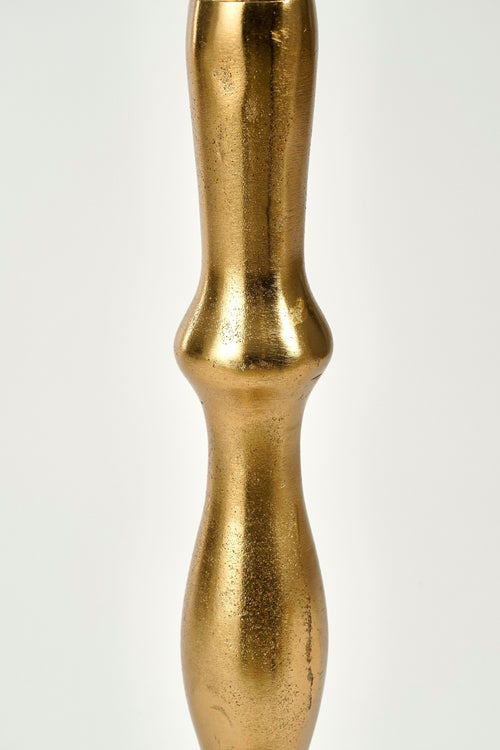 Mica Decorations Duco Bijzettafel - H66 x Ø25 cm - Gerecycled Aluminium - Goud - vtwonen shop