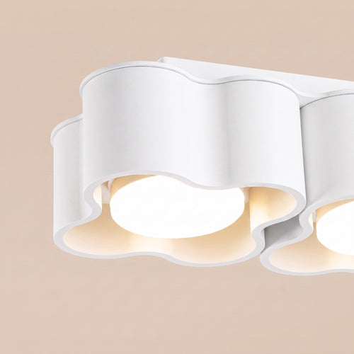 Sollux Lighting Plafondlamp OVIO 2 wit Gx53 - 24,5x12x8cm