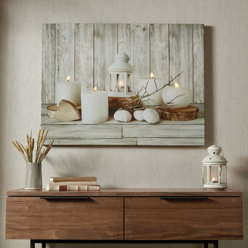 Art for the Home Canvas LED - Coastal Treasures - 60x80cm