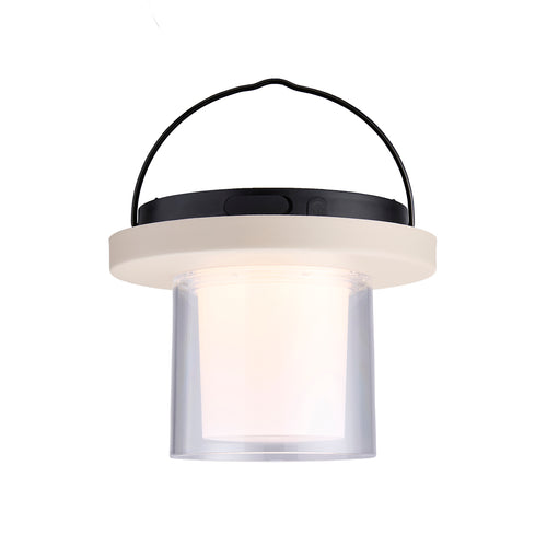 Lighto | Tafellamp bruin met helder glas solar voor buiten | Dimbaar | Oplaadbaar | Werkt op zonne-energie - vtwonen shop