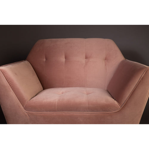 Dutchbone Kate Loungestoel Roze Clay - vtwonen shop