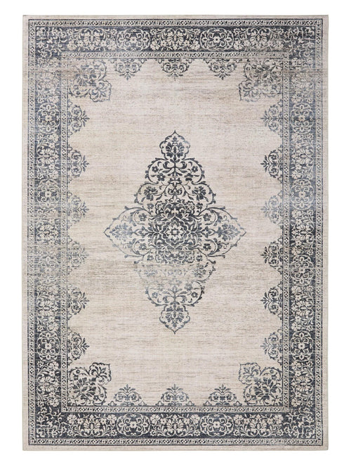 benuta wasbaar vloerkleed Laury - grijs - 200x300 cm