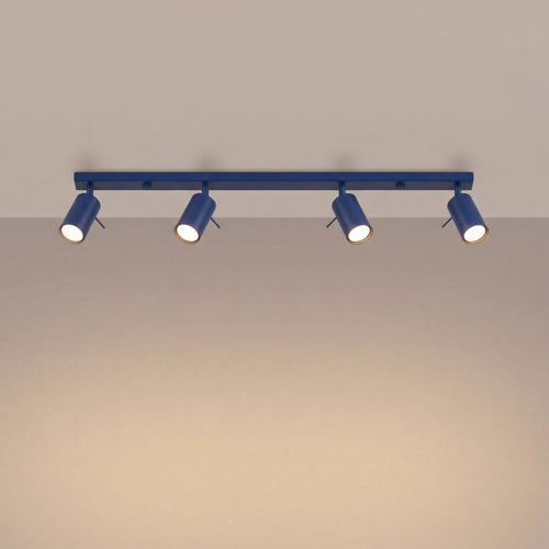 Sollux Lighting Plafondlamp RING 4L ultramarijn - 80x6x16cm