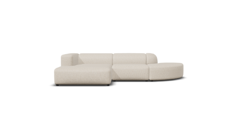 4x6 sofa - modulaire bank X6 prijsset K links - beige melange - 315cm - vtwonen shop