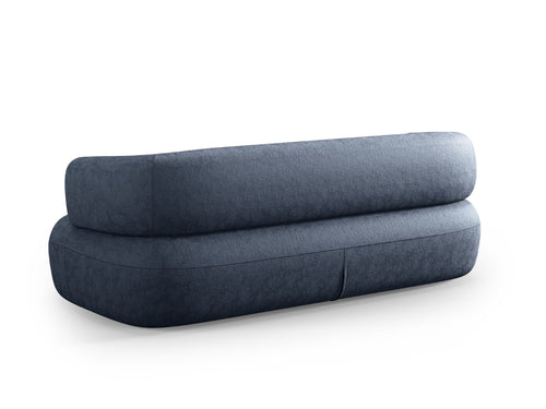 Micadoni Bank Jenny 3-zits, chenille, donkerblauw - 90x178x73cm