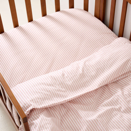 Petite Amélie Hoeslaken ROSE - 90x200 cm - biologisch katoen - crème