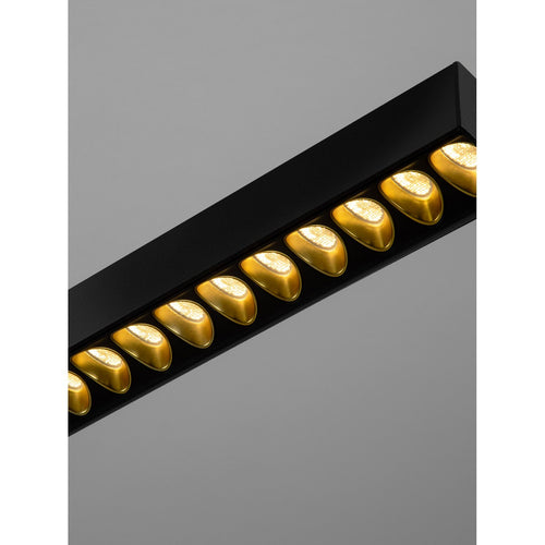 Nova Luce DEOS Hanglamp voor aan het plafond, Sandy Black Triac dimbare LED 25W 2255lm 3000K