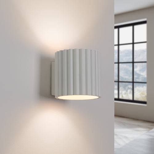 Sollux Lighting Wandlamp AURA wit G9 - 10x12x10cm