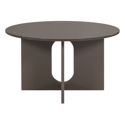 WOOOD eettafel ø130 cm Marvo - MDF - Mokkabruin - 76x130x130