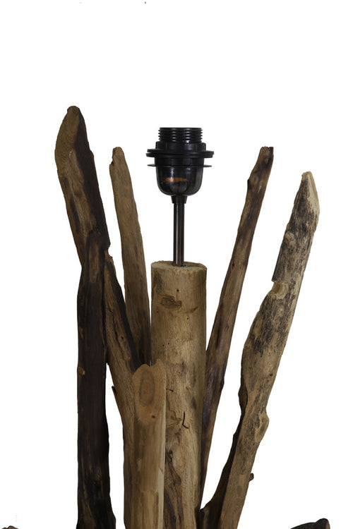 Light & Living vloerlamp  - bruin - 35x35x182 cm