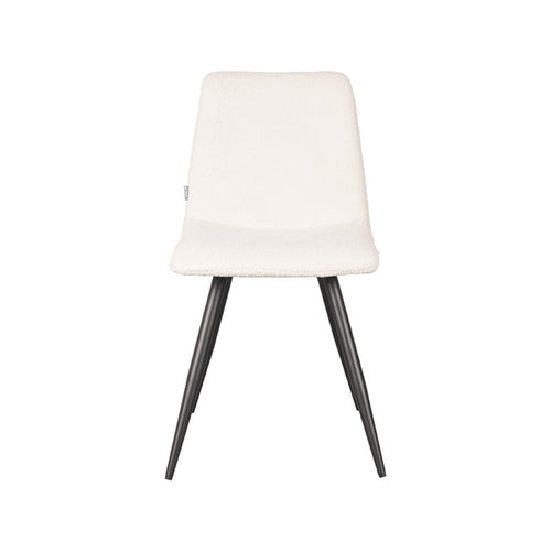 LABEL51 Eetkamerstoel Jep - Ivoor Teddy - Zithoogte 48cm - Set van 2 - vtwonen shop