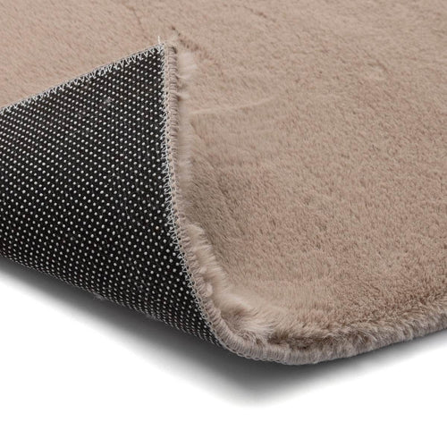 Interieur05 Zacht Hoogpolig Vloerkleed Lux Beige / Taupe