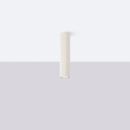 Sollux Lighting Plafondlamp KARBON 30 beige - 6,5x6,5x30cm
