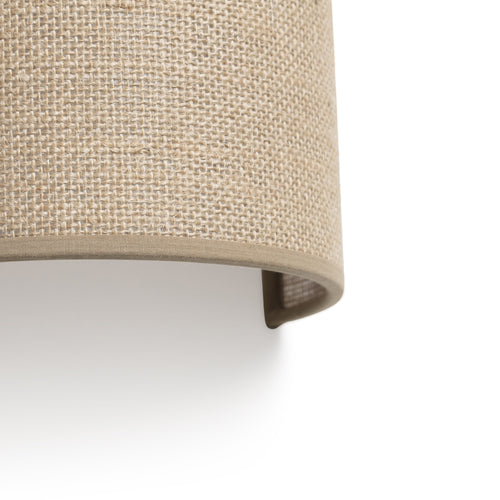 Faro Otton Ronde Jute Up Down Wandlamp Verticaal 2 Lichts