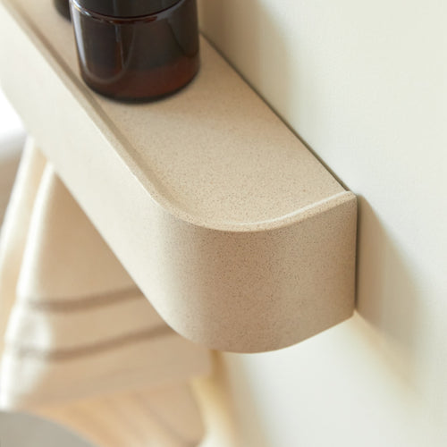 Tikamoon Wandhanddoekrek in terrazzo cream - Beige