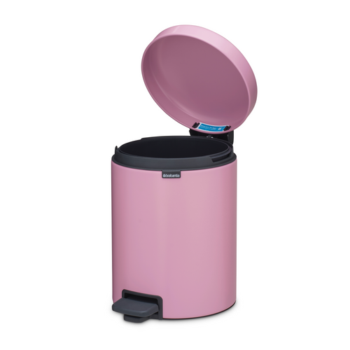 Brabantia NewIcon Pedaalemmer, 5 liter, kunststof binnenemmer - Lilac Pink