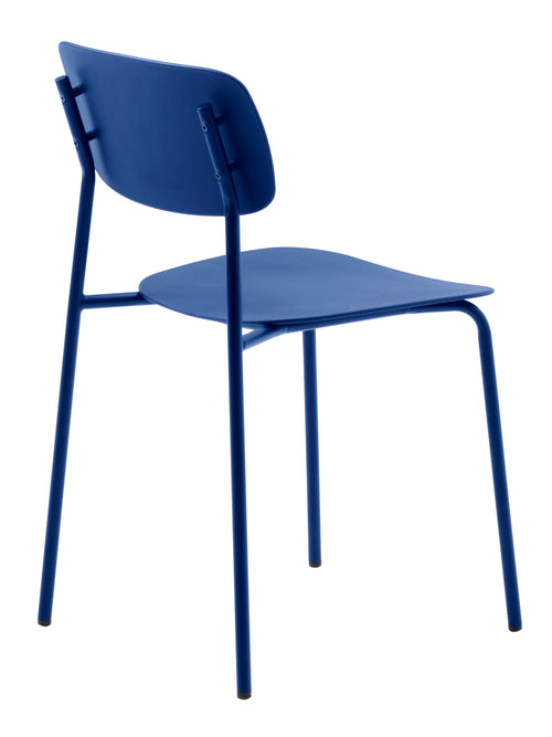 Rebellenclub Eetkamerstoel Strom - Set van 4 - Blauw - vtwonen shop