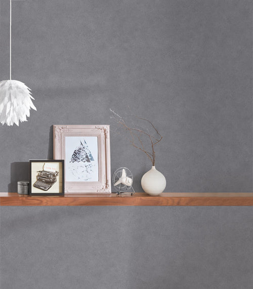 A.S. Création behang geschilderd effect grijs - 53 cm x 10.05 m - AS-362064
