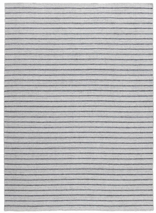 Laagpolig vloerkleed MOMO Rugs Nouveau Stripes Silver Dark Grey 200x300 cm - vtwonen shop